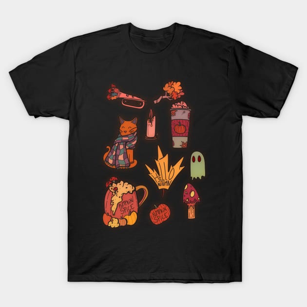 Autumn time! T-Shirt by Swadeillustrations